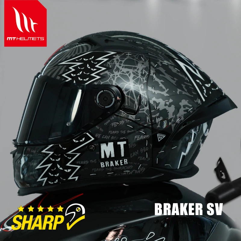MT Thunder 3 Pro Motorcycle Helmet ECE DOT Certification Full Face Double Lens Racing Off-road Helmet Capacetes Cascos Para Moto