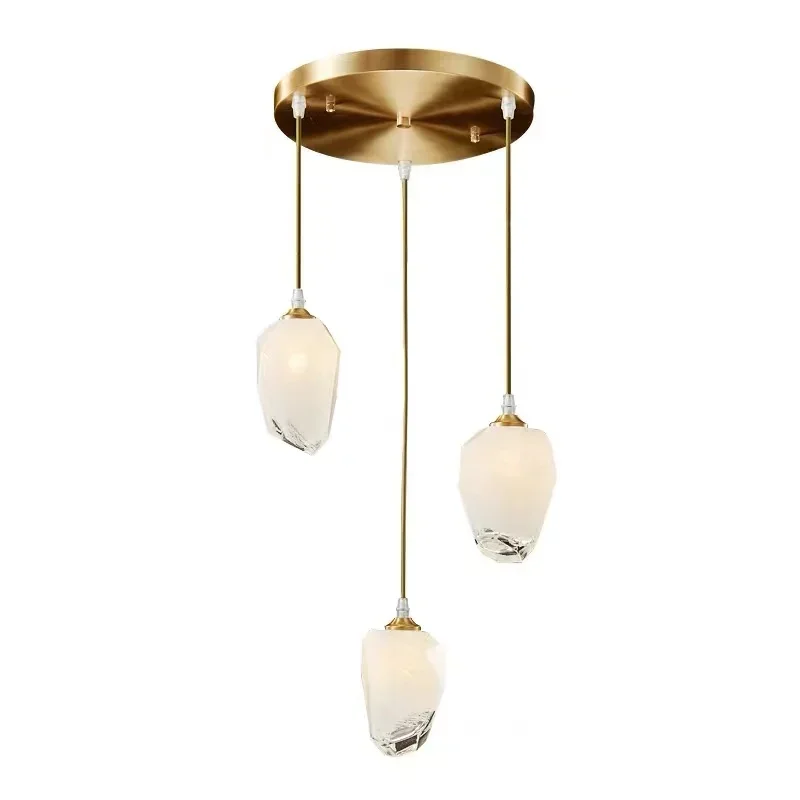 YECTSKI Chandelier Flower Shape Chandelier  Hanging Lamp for Aisle Kitchen Shop Hall Bedroom Balcony Indoor Lighting