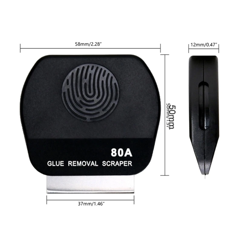 H7EA Innovative Adhesive Scraping Device Scrapers Sticky Stuff Removers Strong Magnets Effective and Easy Repair