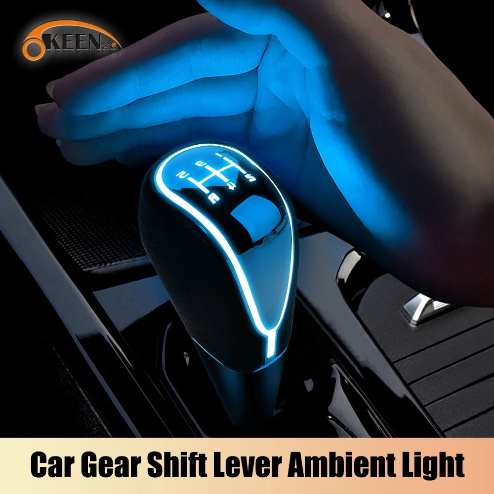 

OKEEN LED Car Gear Shift Lever Handle Decorative Lamp For Toyota LEXUS Prnd Universal Auto Accessory Car Interior Ambient Lights