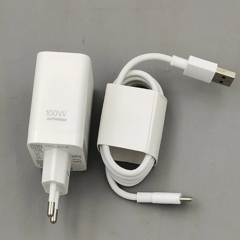 OPPO Original 100W Fast Charger EU Supervooc Charge Power Adapter For OPPO Reno 13 12 11 10 Pro+ Find X8 Ultra X7 X6 Pro N5 K12X - náhled 2