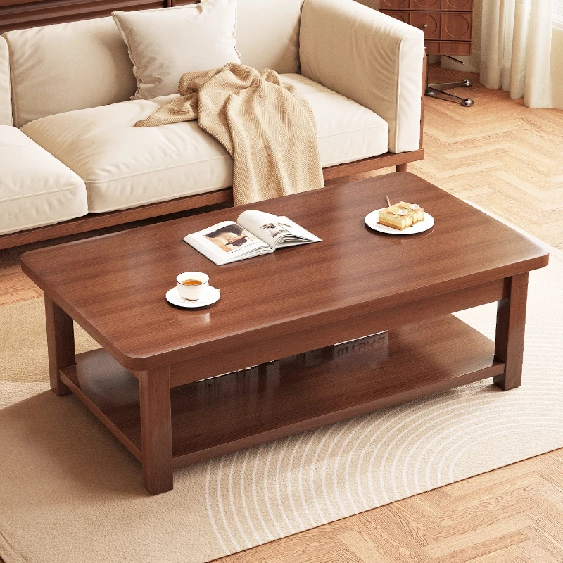 

Solid wood coffee table, living room household coffee table, small apartment