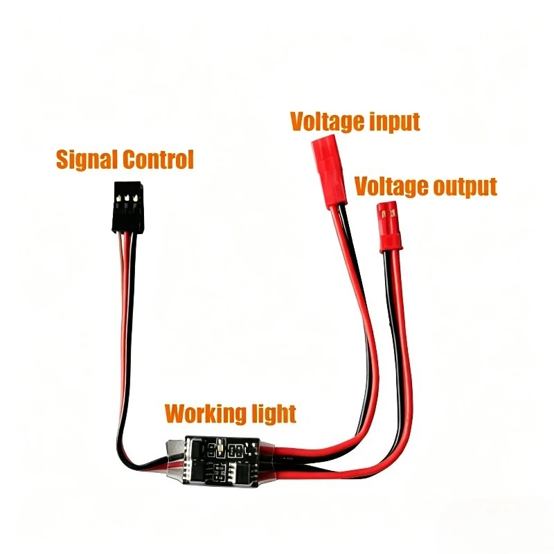 2-20A High Current Remote Control Electronic Switch 3-30V Aerial Model Plant Protection RC Drone Water Pump PWM Signal Control