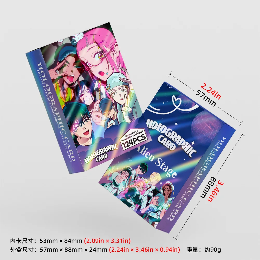 Anime Alien Stage Sua Mizi Till Luka Ivan Hyuna Cosplay-Karten DIY Holografische Karten Anime Cartoon Fotoaufkleber Freunde Geschenke – Detail 12
