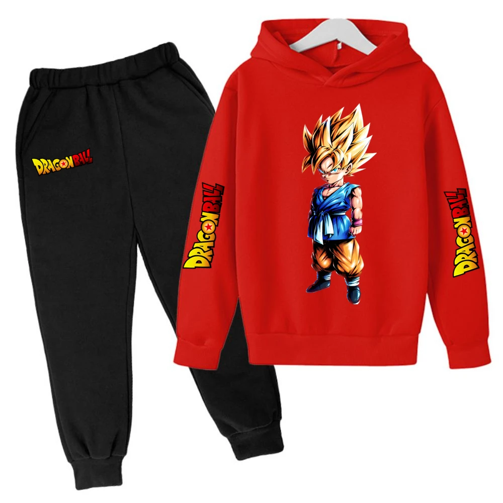 Fato Goku Street para crianças, roupas de anime, tops quentes, roupas lindas, Dragon Ball Z, kawaii, tamanhos 100-160, menina e menino, inverno, 2024