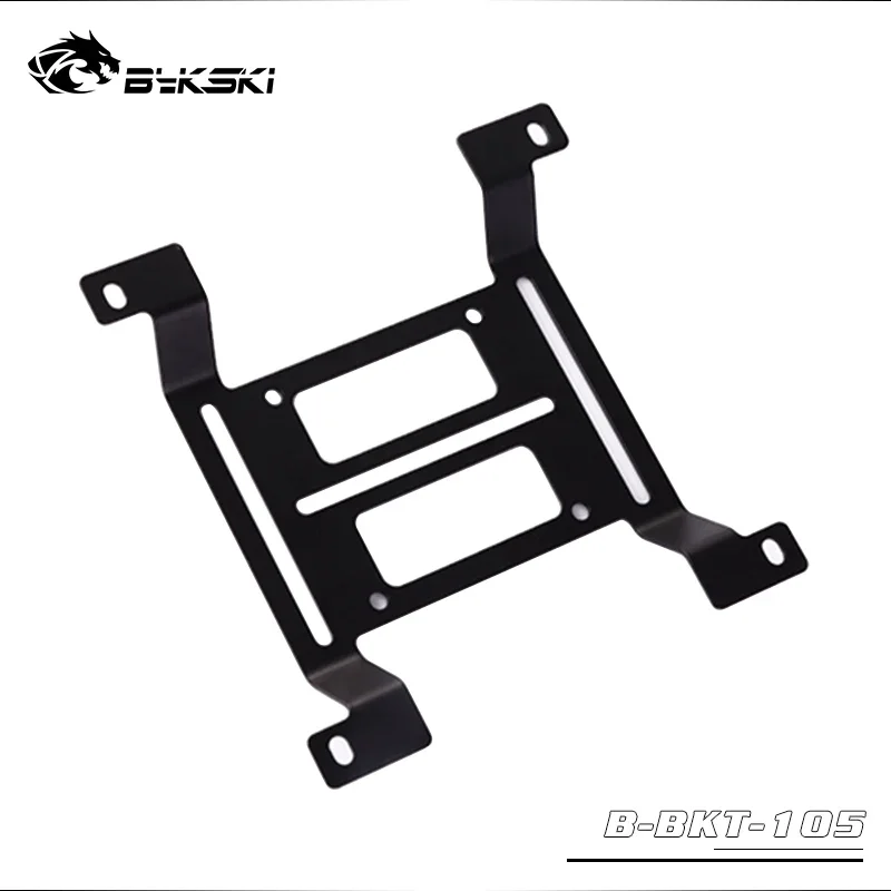 Bykski Mounting Support For Water Cooling Raditor Bracket/ Reservoir Stand/ Pump Holder, 12cm Fan Position Flat Or Convex