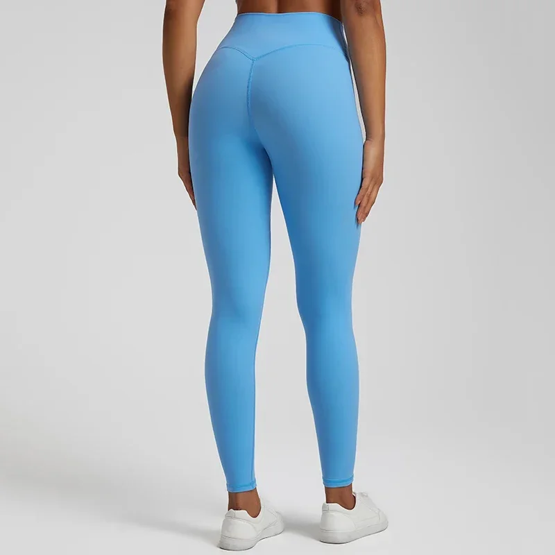 Push Up Butt V-Waist Yoga Pants 25'' Fitness Sport Leggings Women Buttery Soft Tummy Control Gym Legging Workout Tights