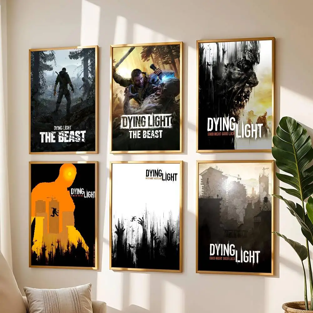 1 قطعة لعبة D-الموت ضوء الوحش المشارك طباعة لغرفة النوم غرفة المعيشة ديكور المنزل اللوحة جدار الفن HD صورة جدارية #2