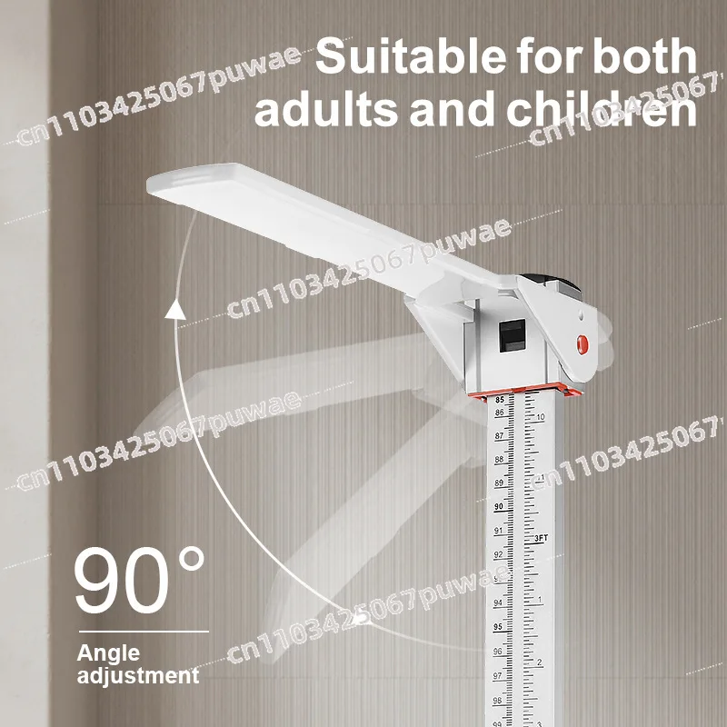 Retractable Kids Height Measuring Ruler Accurate Aluminum Caliper Non-Electronic Measuring Tool for Home Use