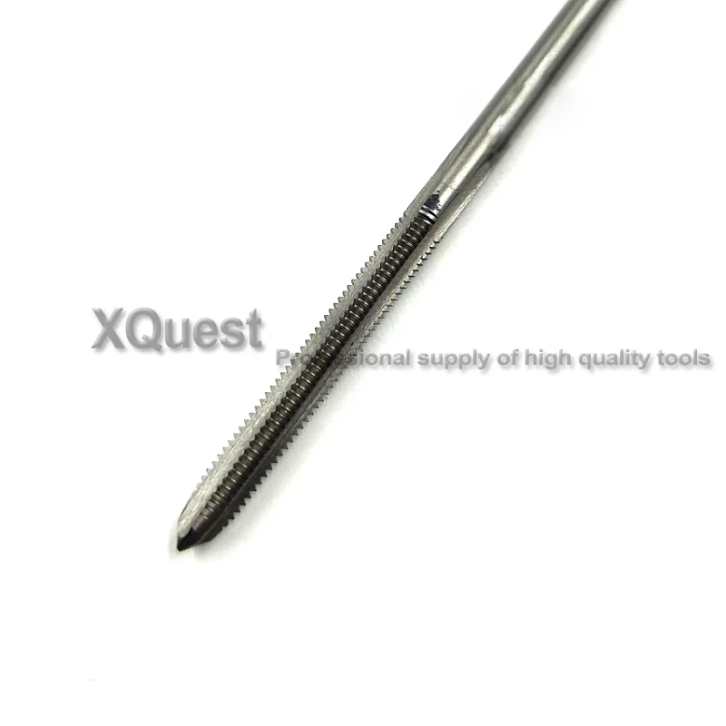 Imagem -02 - Xquest Hss Torneira Longa Torneiras Manuais m3 m4 m5 m6 m8 de 100 mm 40 mm 50 mm Corte de Flauta Reta e Cabo Extendido