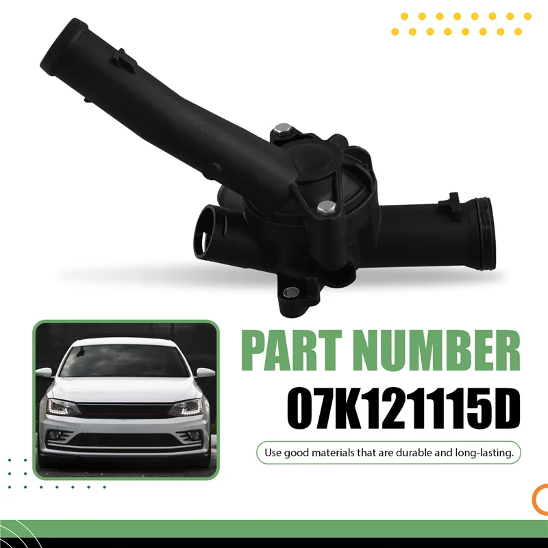 

Ac29-For Jetta MK6 Thermostat Housing 07K121115D 2.5 Petrol NEW