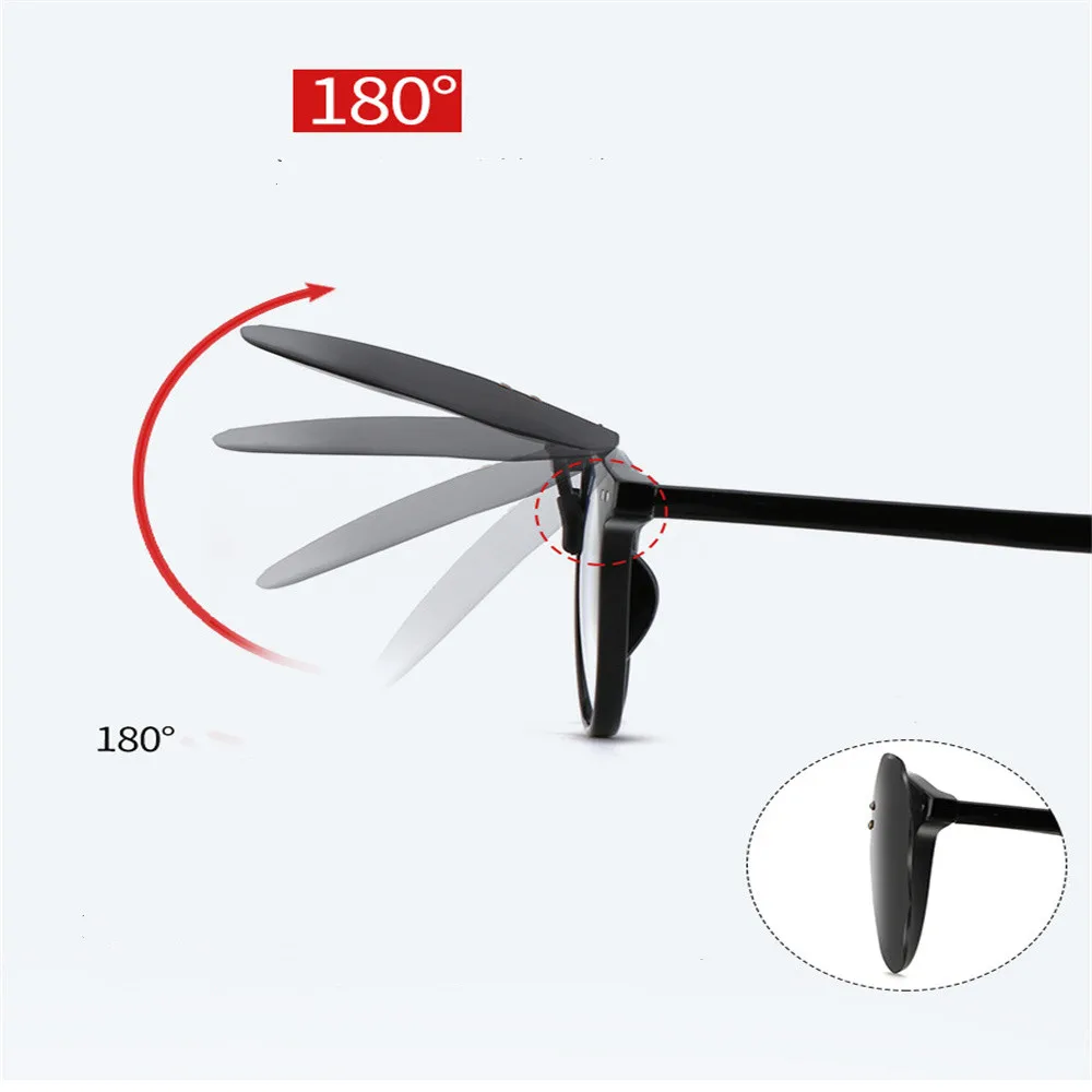 Irregular Trimmed Lens Clip-on Sunglasses Female Ultra-light Sun Glasses Nearsighted Special Polarized Anti-UV Driving Glasses