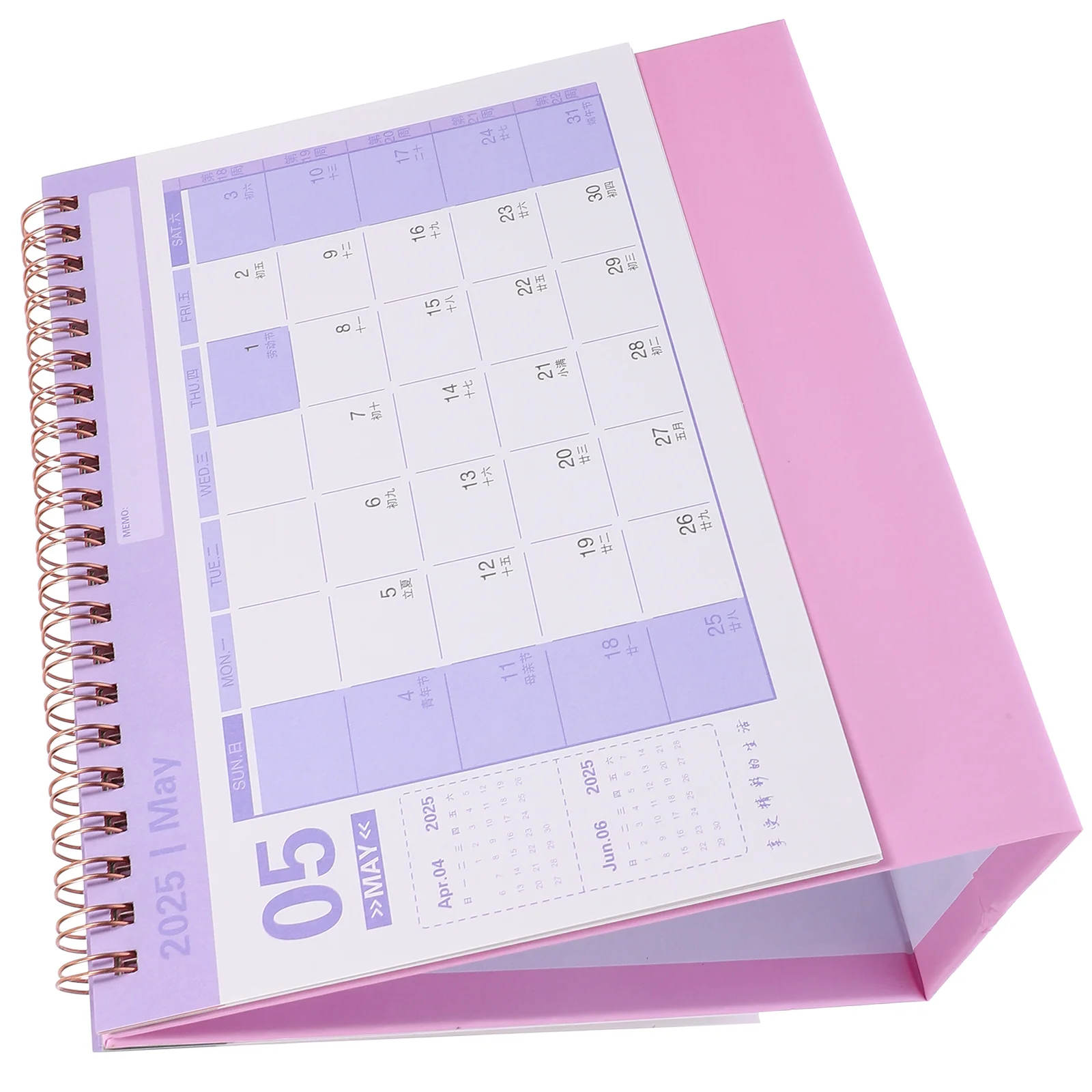 

2025 Mini Desk Calendar Holiday 2024 Table Daily Schedule Tabletop Stand up Calendars Lunar Small Standup 2024-2025