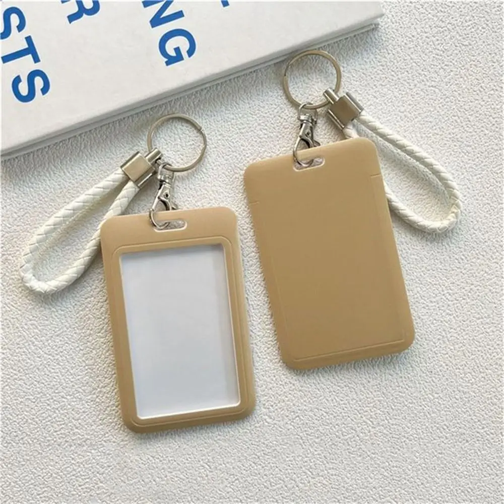 1 Pc Badge Holders ID Card Protective Business Credit Card Access Control Certificate Protective Cover School Office Supplies