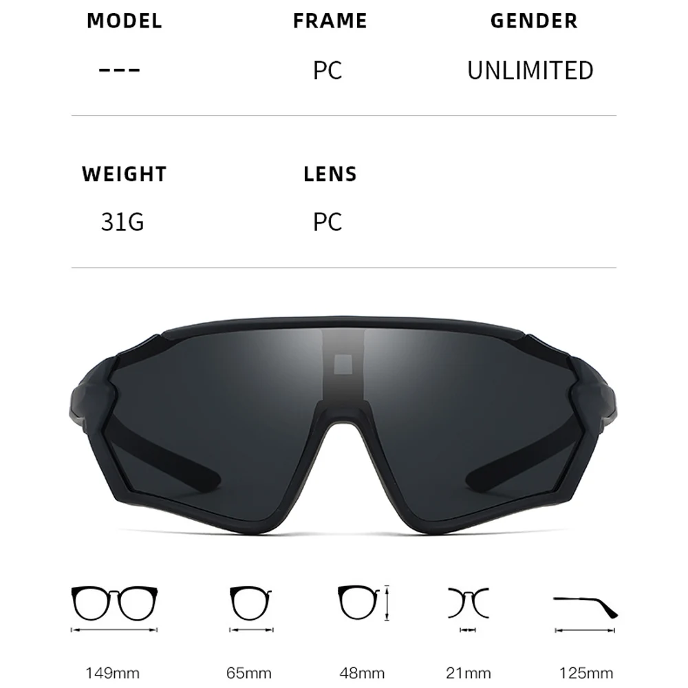 OMEKOL Brand UV400 Safety Goggles Cycling Glasses Men Women Bike Bicycle Sunglasses MTB Eyewear Outdoor Sport Eyeglasses