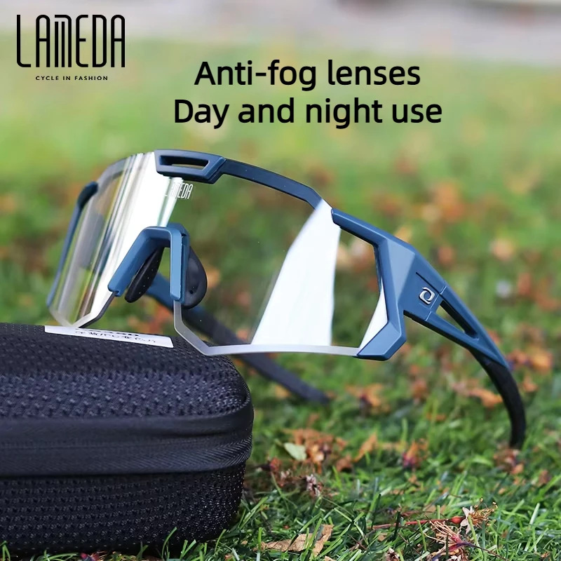 Lameda Anti-fogging Photochromic Lense Cycling Glasses Day And Night Use Bicycle Goggles Unsex Goggles