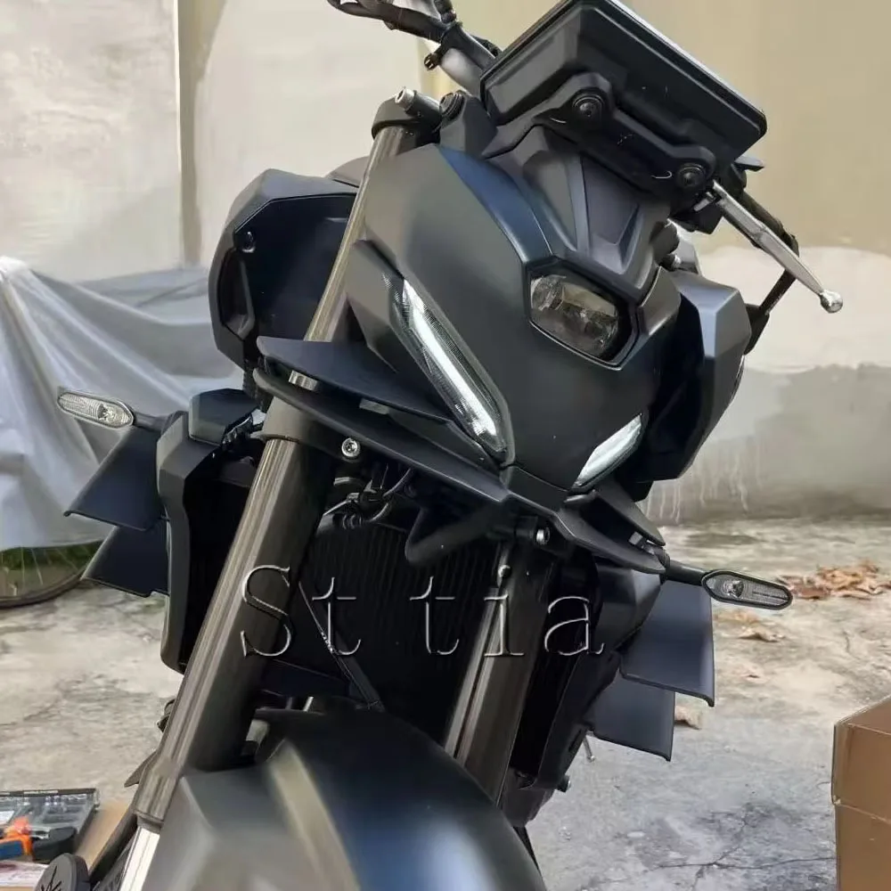 For YAMAHA MT-07 Side Wings Side spoiler FRONTAL SPOILERS MT07 2025 Front spoiler Lower spoiler flank - view 3