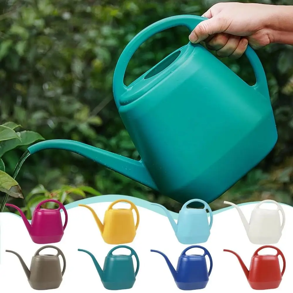 

Home Garden 4L Watering Can Large Capacity Lightweight Watering Pot Garden Tool Long Mouth Watering Kettle