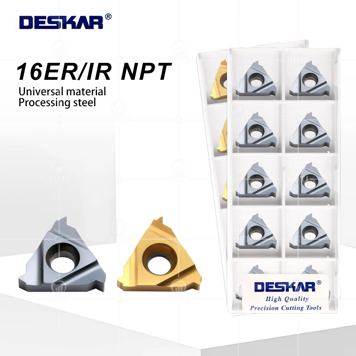 

DESKAR 100% Original 16ER 16IR 8NPT 11.5NPT 14NPT 18NPT LDA LDC Thread Turning Tool Alloy Material Blade CNC Lathe Wear-resistan