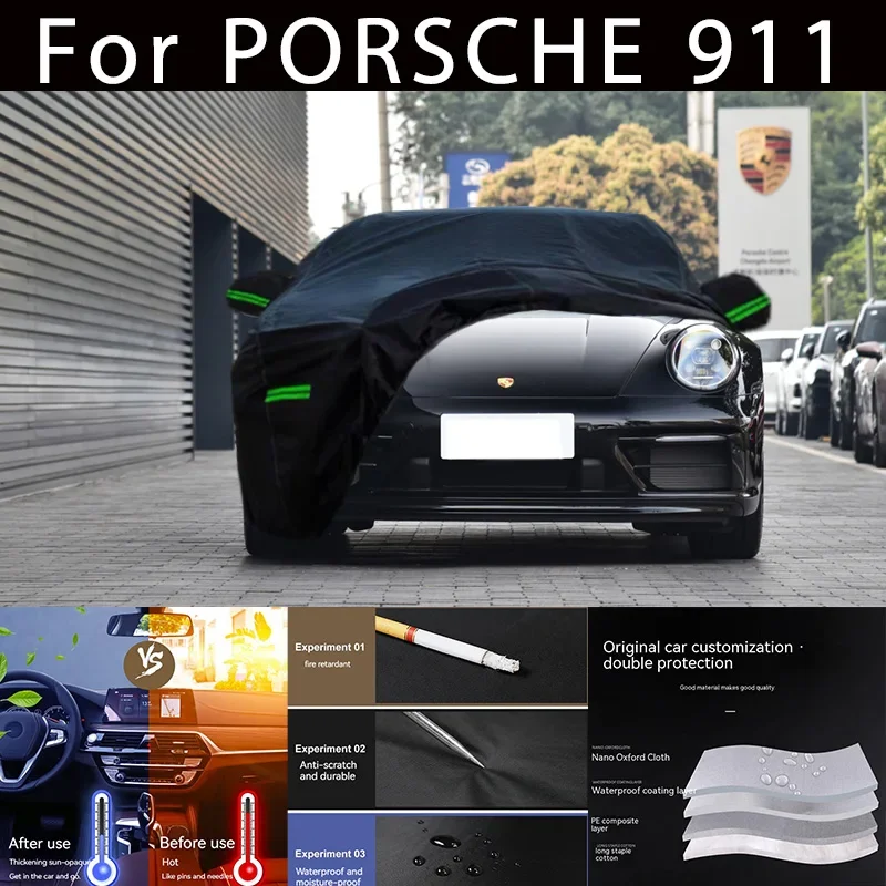 

For PORSCHE 911 Outdoor Protection Full Car Covers Snow Cover Sunshade Waterproof Dustproof Exterior Car accessories