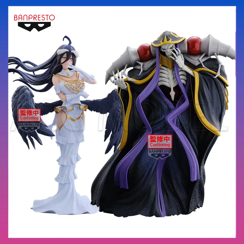 

In Stock Original Banpresto Overlord Ainz Ooal Gown Albedo PVC Anime Figures Action Figure Model Toys