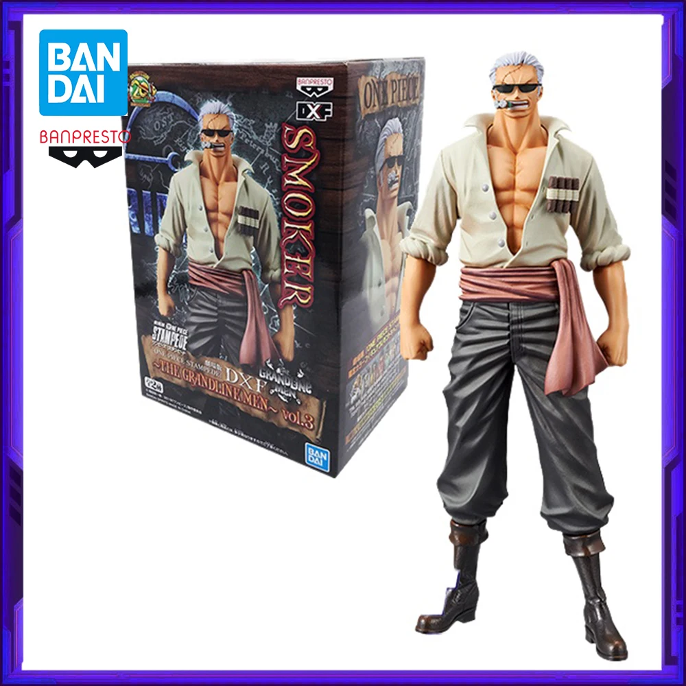 

В наличии Bandai Original Banpresto ONE PIECE DXF Smoker Аниме Фигурка Модель Фигурки Игрушки