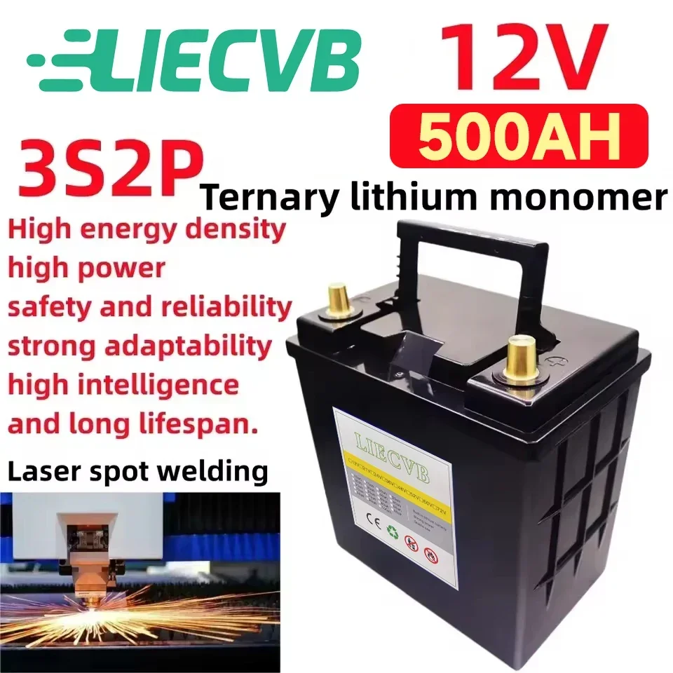 

ternary lithium monomer,lithium battery 12V 3S2P 500AH can be connected in series,suitable for various motors,Air transportation