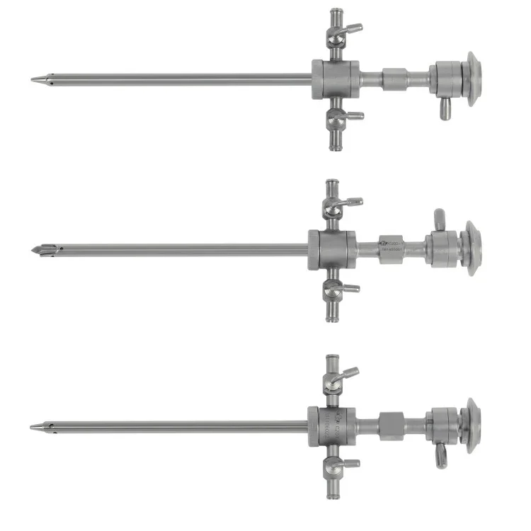 Complete endoscopic arthroscopy sheath with two stopcock for 4mm 0/30/70degree arthroscope