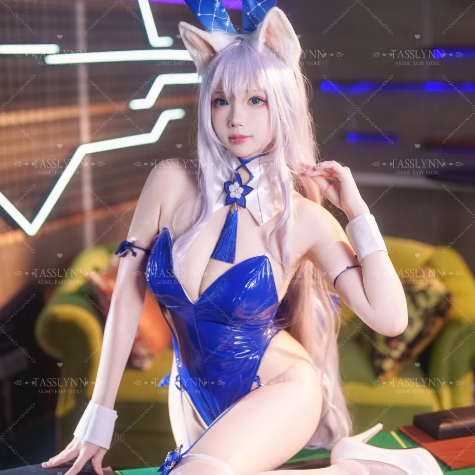 

Big Fox Cosplay Costumes Big Fox Bunny Girls Bunny Suit with Ears Role Playing Costume Azur Lane Shinano Cosplay Costumes