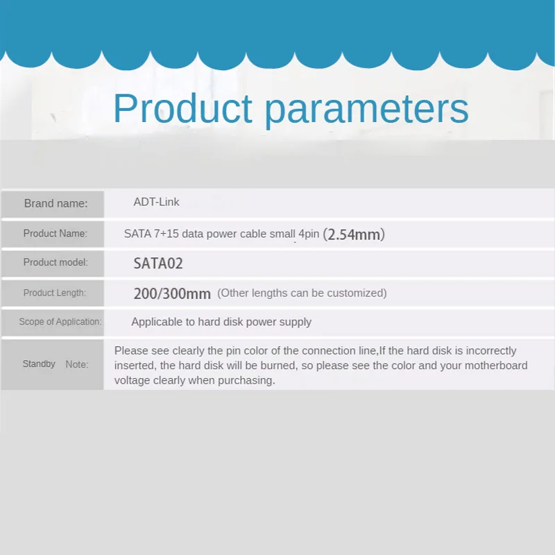 Solid State SSD Alternância Cabo de Dados SATA, Cabo de Alimentação, Integrado 7 + 15, 22Pin, 4Pin para ALIENWARE X51R2R1, 20cm, 30cm