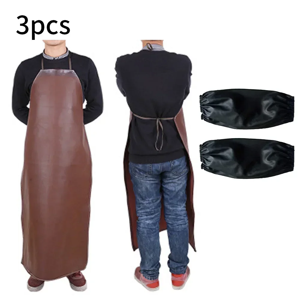 Artificial Leather Welder Weld Carpenters Blacksmith Apron Protection Clothing Welding Protective Accessories