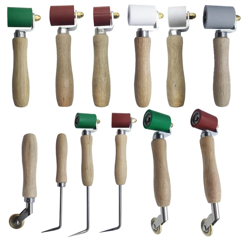 PVC waterproof roll, hand roller, high-temperature silicone, PTFE, brass roller, hot air welding gun accessories