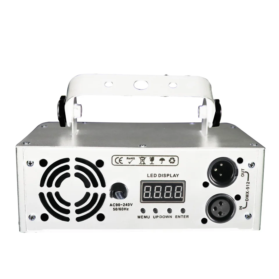 WHITE RGB Laser 500MW Beam Line Scanner Projector DMX Professional Disco DJ Wedding Dance Party Bar Club Stage Lighting