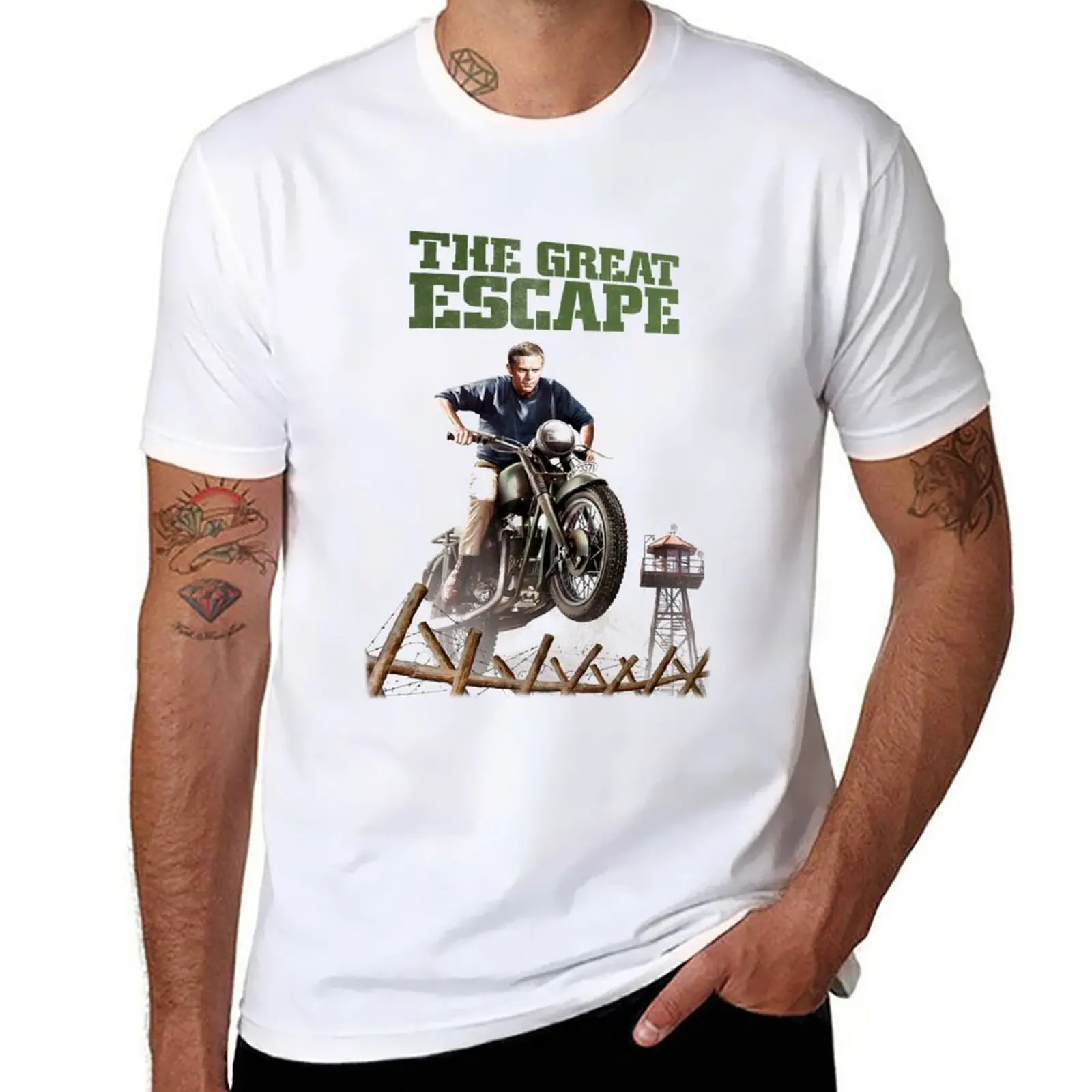 

New The Great Escape T-Shirt kawaii clothes summer tops Men's t-shirt