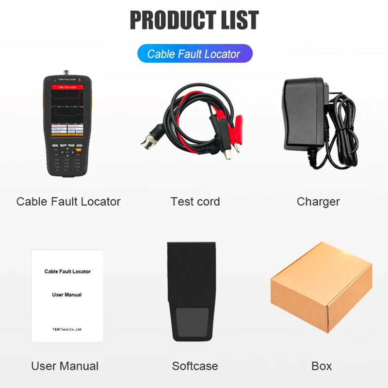 Imagem -06 - Cable Tester Comunicação Coaxial Localizador de Fio Tdr Tl280 8km Novo 2024 Tdr Cooper