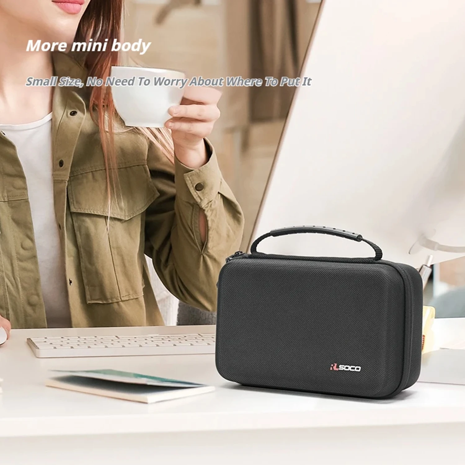 Protective Hard Case for Apple 2024 Mac Mini Desktop Computer with M4 Pro Chip/M4 Chip, Mac Mini Hard Travel Case