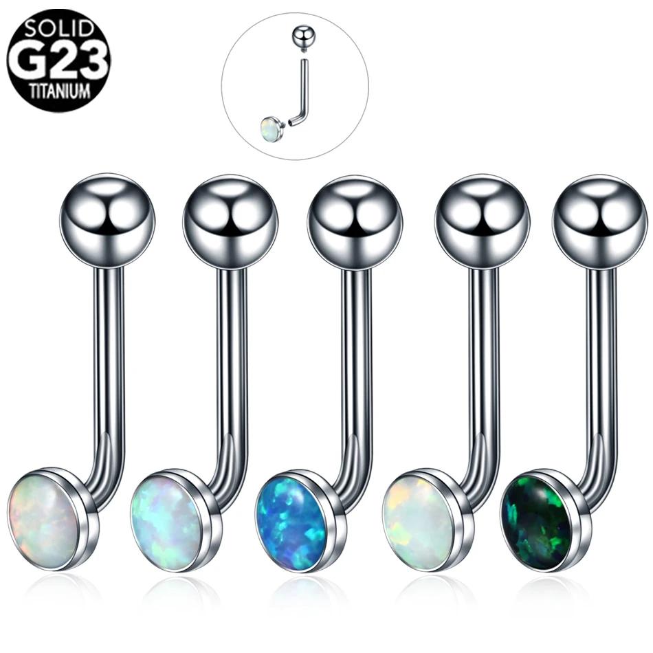 10pcs/lot Titanium Crystal Gem Christina Vertical Hood Piercings Sexy Flower Lip Rings Piercing Body Jewelry