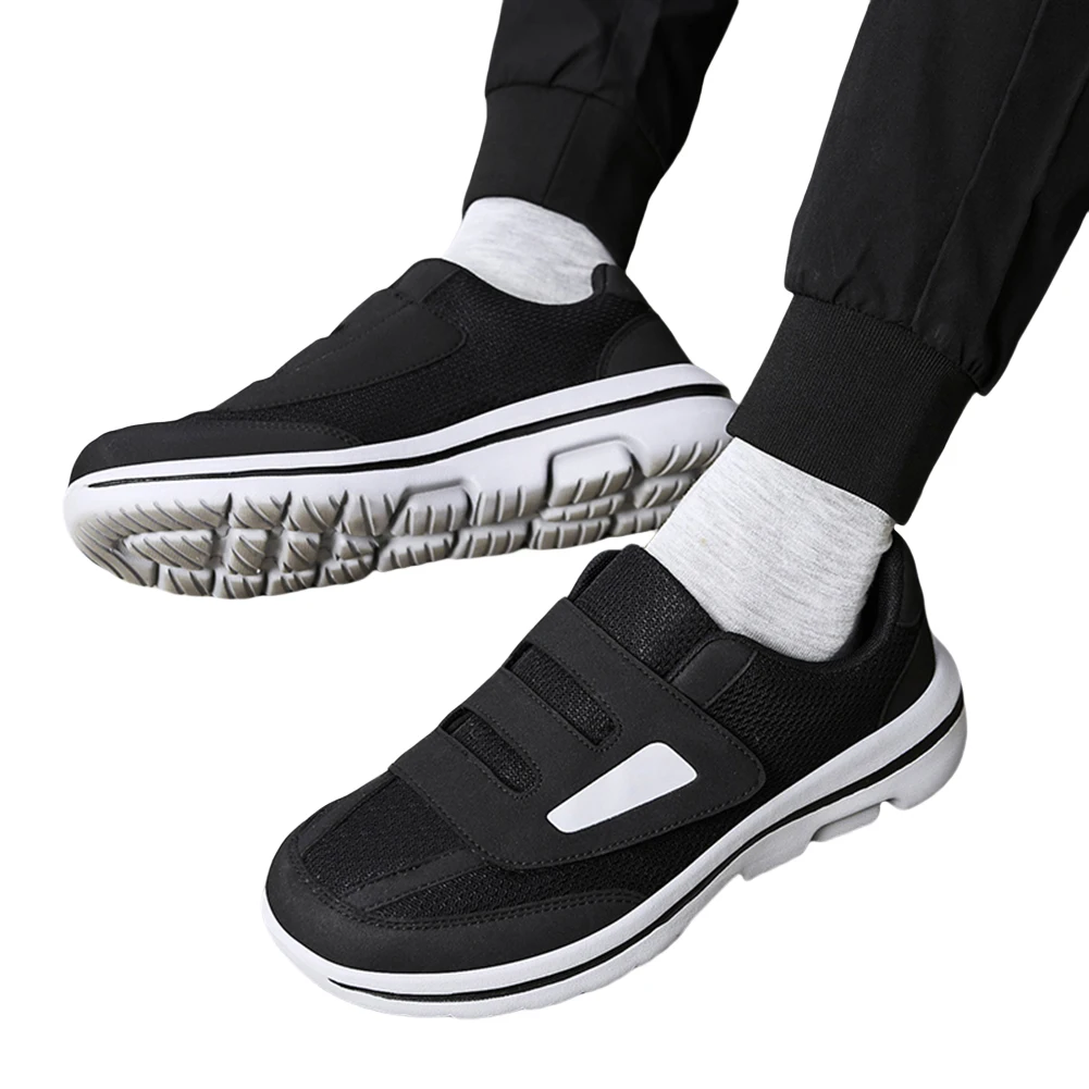 

Обувь для диабетиков: широкие прогулочные кроссовки, нескользящие, без шнурков, ортопедические, легкие, для при отеках и плантарном фасциите