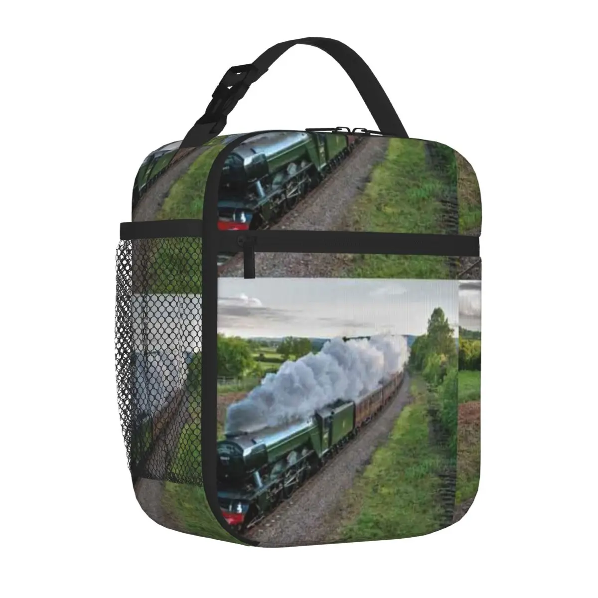 Bestselling Flying Scotsman Cartoon Portable Lunch Bag School Break Time Insulated Tote
