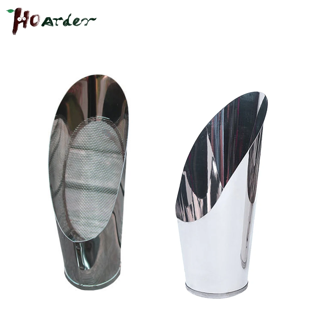 Pala de acero inoxidable para el suelo, Cubo de cultivo para suculentas, ayudante de plantas bonsái en maceta, herramienta de jardín, colador B, 1