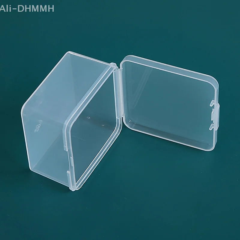 Transparent Storage Box Square Small Items Case Packing Boxes Jewelry Beads Container Sundries Organizer Fishing Tools