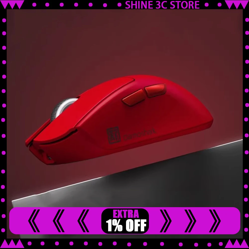 

Игровая мышь Darmoshark N5 с тремя режимами, Nordic52840, 8K Pixart PMW 3395, беспроводная, с низкой задержкой, легкая, для геймеров