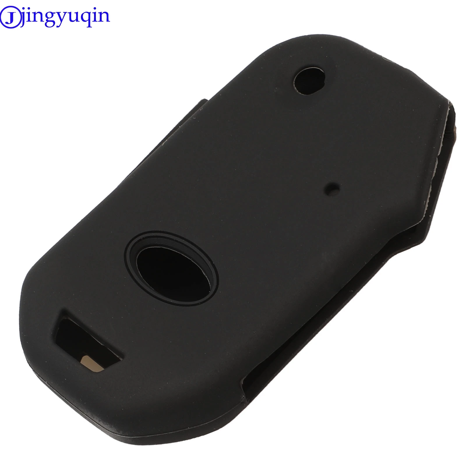 jingyuqin For Kia Sportage Ceed Sorento Cerato Forte Silicone Remote Key Case Fob Shell Cover 2018 2019 2020 Skin Holder Folding