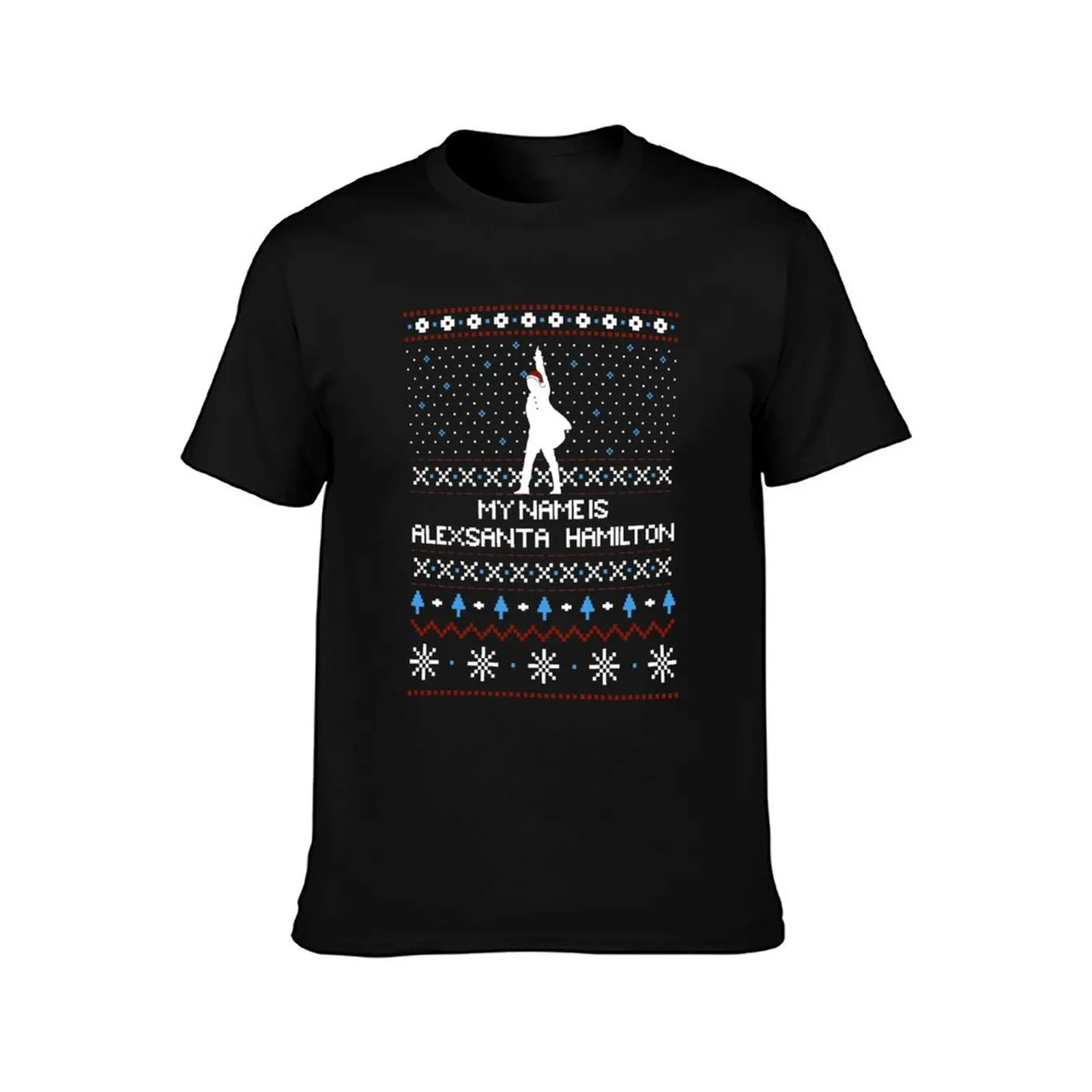 Hamilton Ugly Christmas Sweater T-Shirt Casual Loose Daily Wear T-Shirt