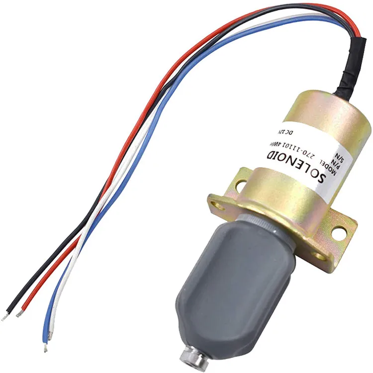 

Hot Sale 12V 24V Stop Solenoid Valve 270-11101 27011101 for Diesel Engine