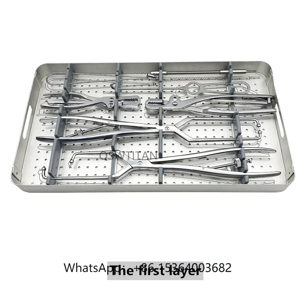

Pelvic Reconstruction Bone Plate Set Stainless Steel Surgical Reconstruction Plate Operation Instrument