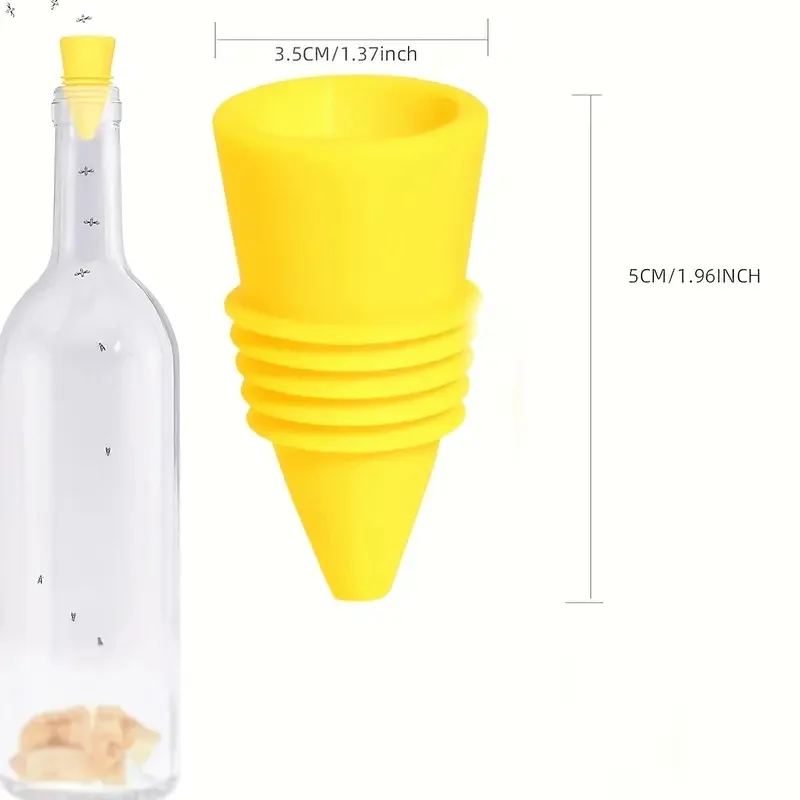 2pcs Reusable Fruit Moth Traps, No-Electricity Needed - Easy Setup for Effective Indoor/Outdoor Pest Control