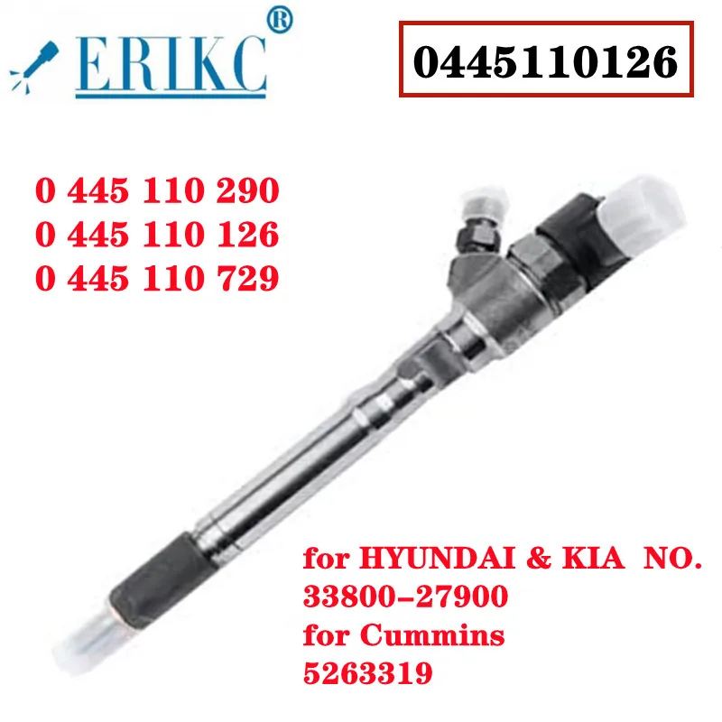 ERIKC For Cummins HYUNDAI & KIA  NO. 33800-27900 5263319 0445110126 0 445 110 126 Common Rail Diesel Fuel Injection