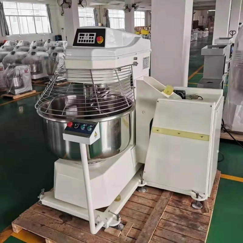 High Quality 300L Automatic Spiral Dough Mixer Lifter 304 Stainless Steel New Custom Size Commercial Kitchen Wheat Milk