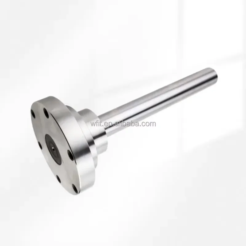 A2-8 Flange Face Mount Spindle Test Mandrel, High Precision Lathe Spindle Calibration Inspection Rod